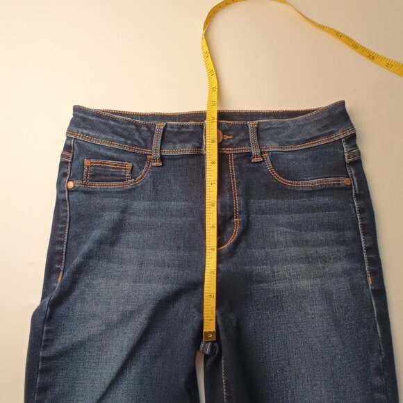 Jordache Jeans Size 6 Super Skinny Mid Rise Dark Wash - Picture 8 of 10